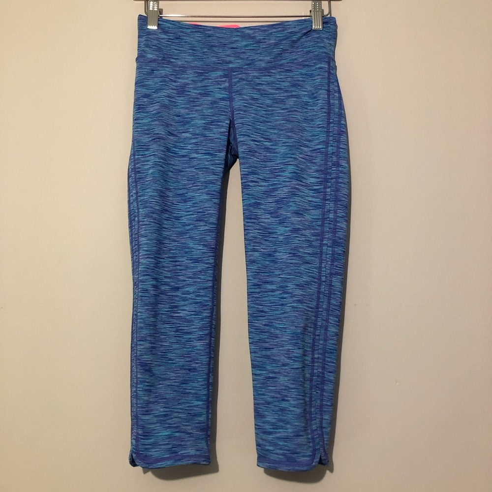 Lilly Pulitzer Luxletic Heather Blue Capri Leggings Women’s Small Activewear
